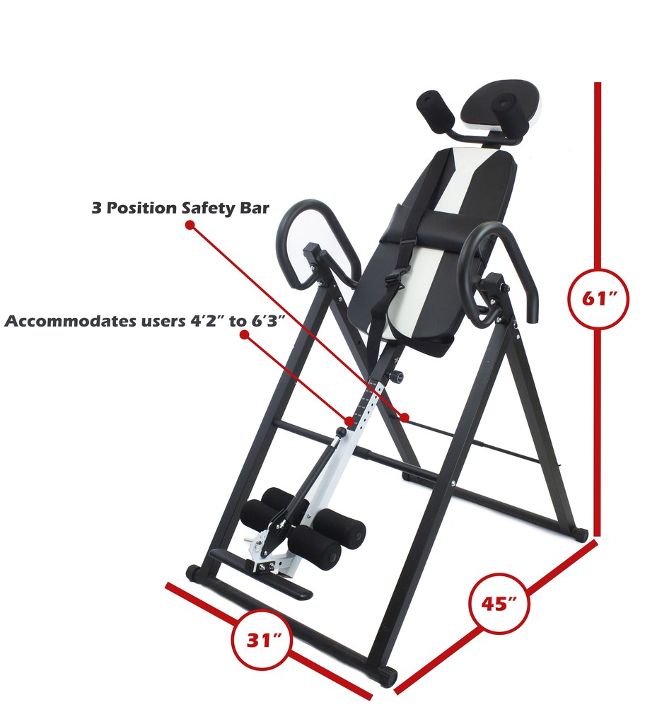 Inversion Table Black White 